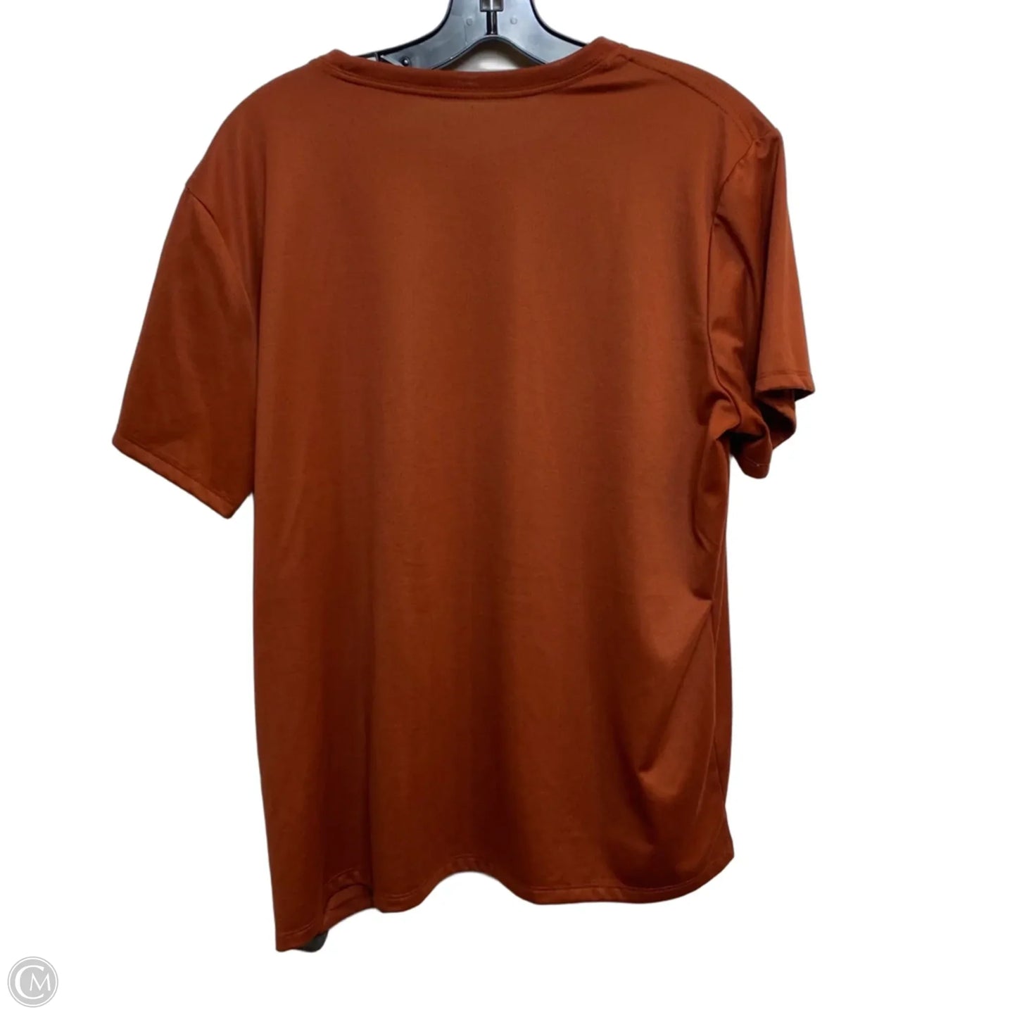 Athletic Top Short Sleeve By Nike Apparel In Orange, Size: Xl