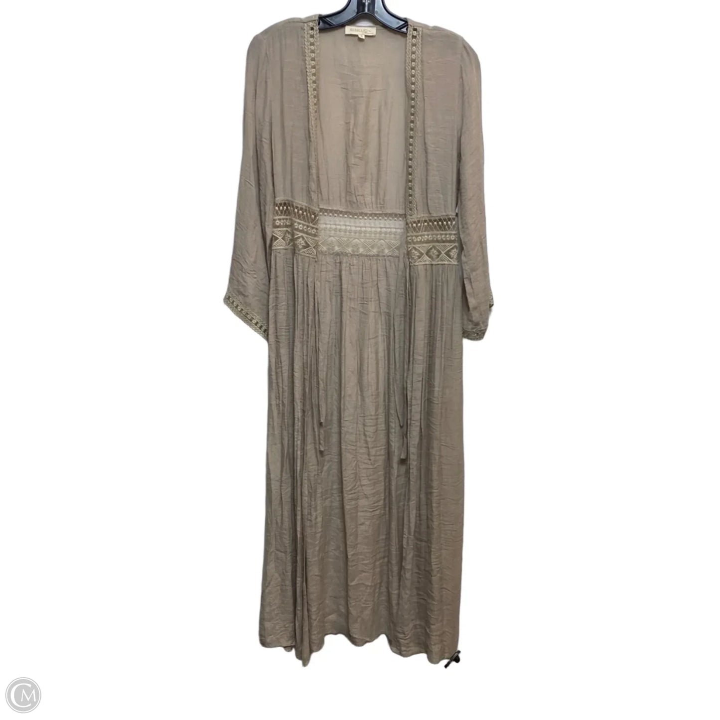 Kimono By Rebellion In Tan, Size: S