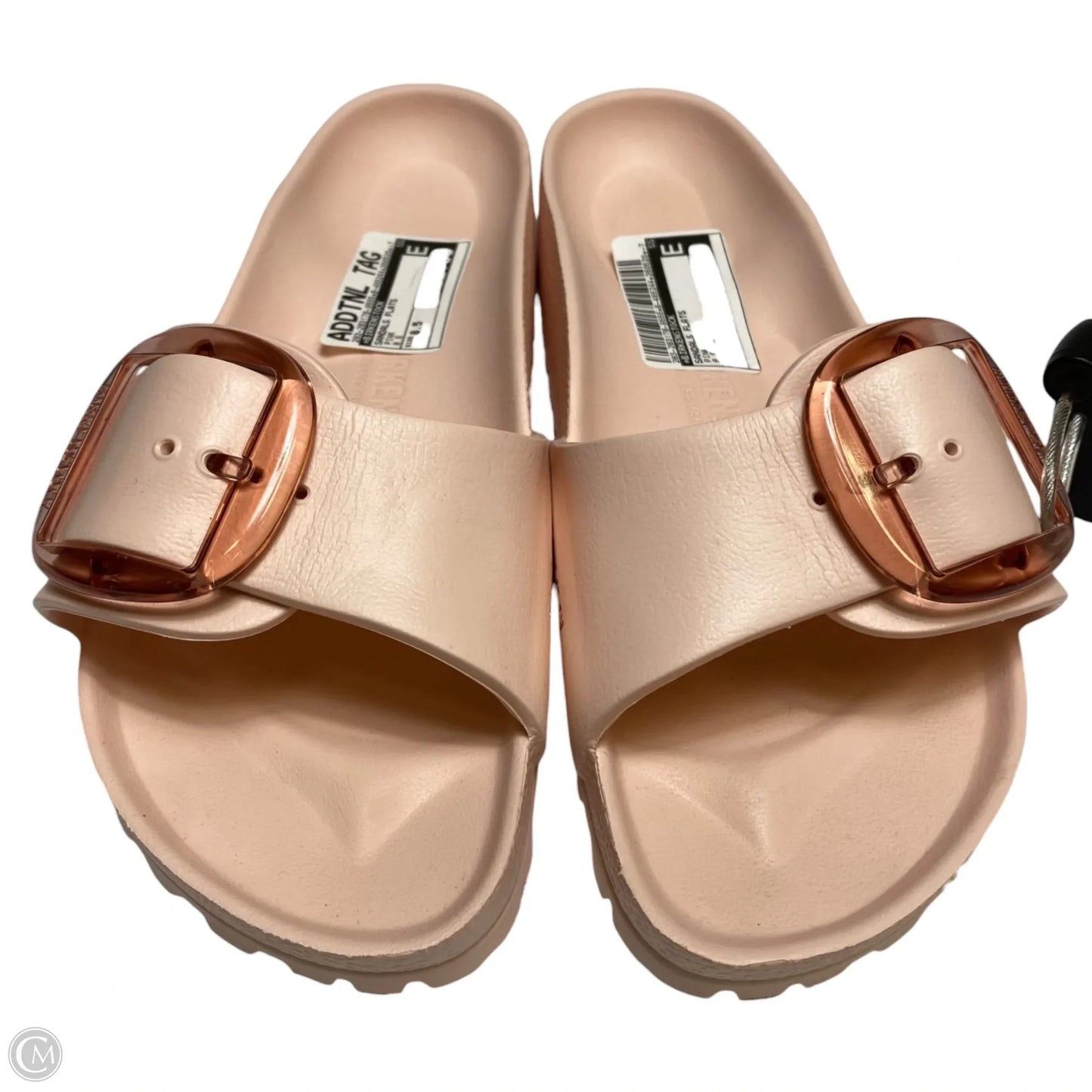 Sandals Flats By Birkenstock In Pink, Size: 8.5