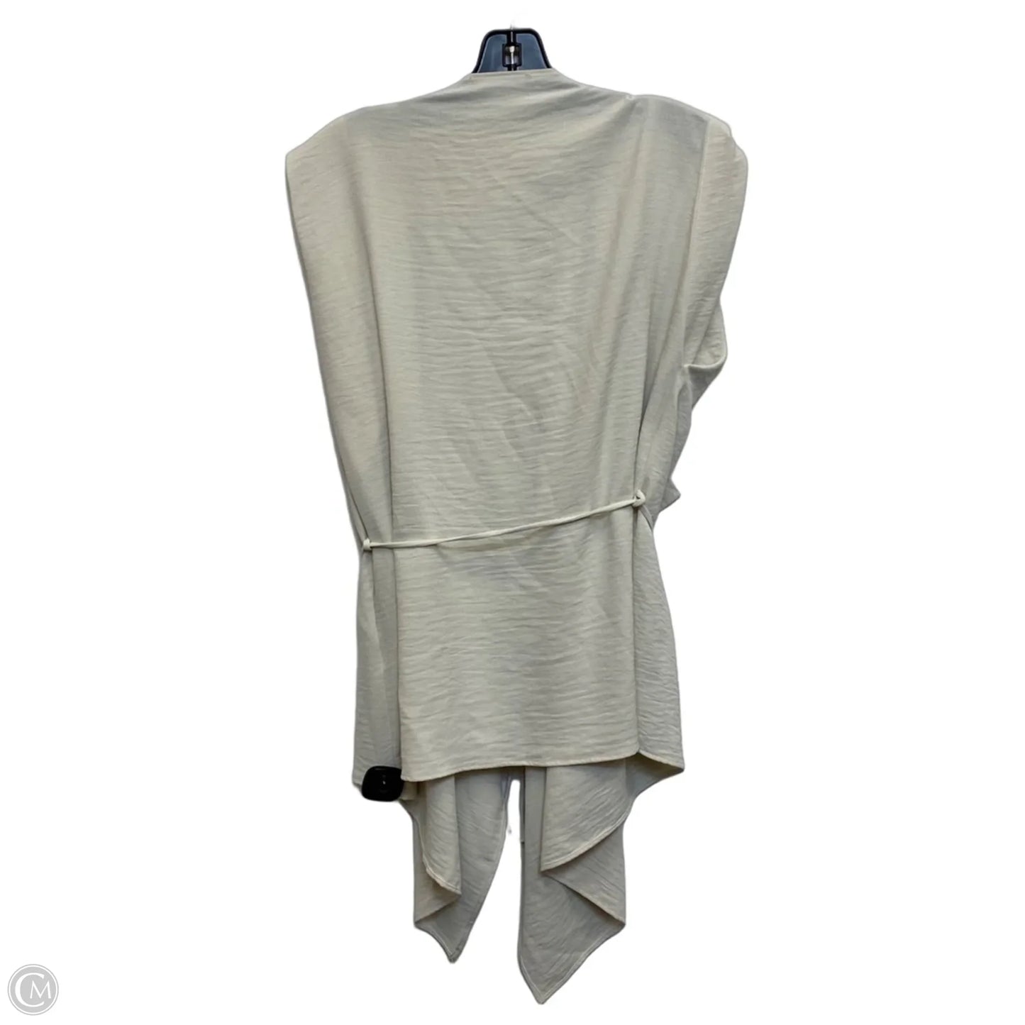 Top Sleeveless By Zara In Tan, Size: M