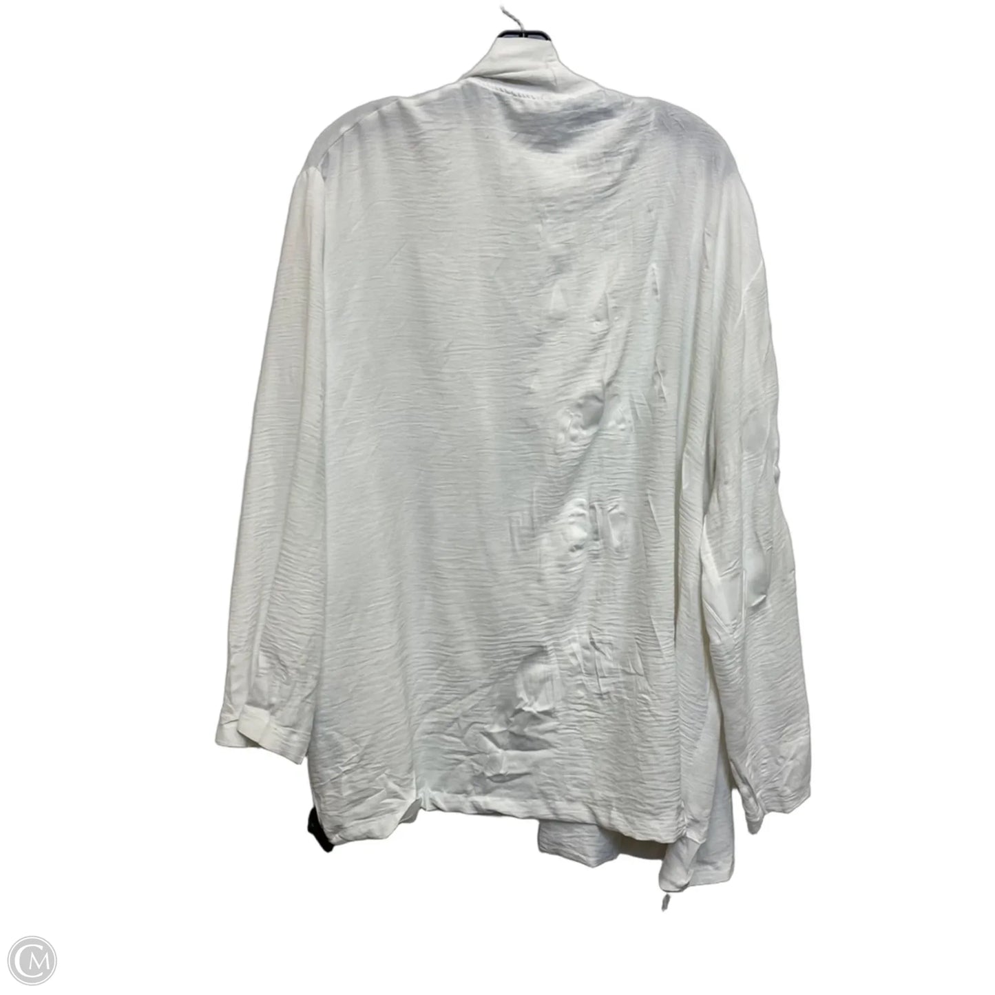 Top Long Sleeve By Zara In White, Size: M