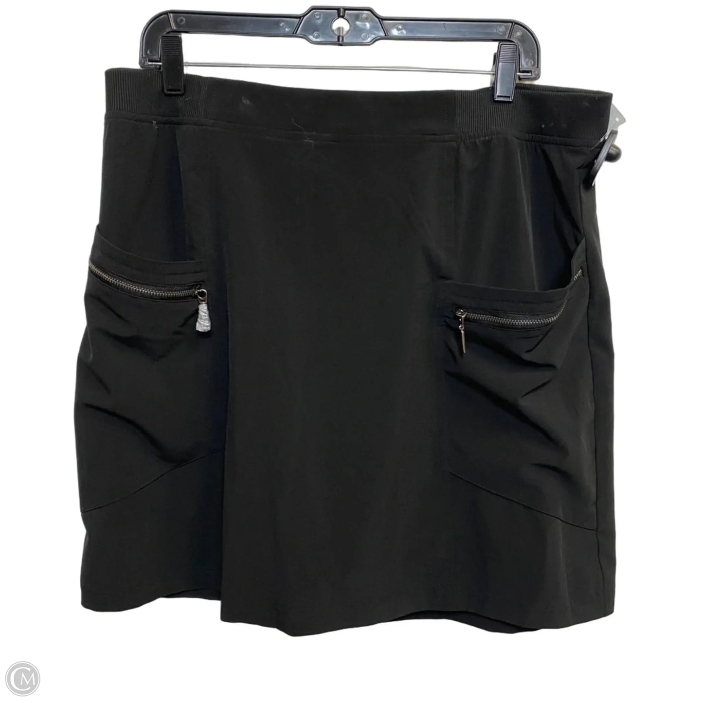 Athletic Skirt By Chicos In Black, Size: Xl