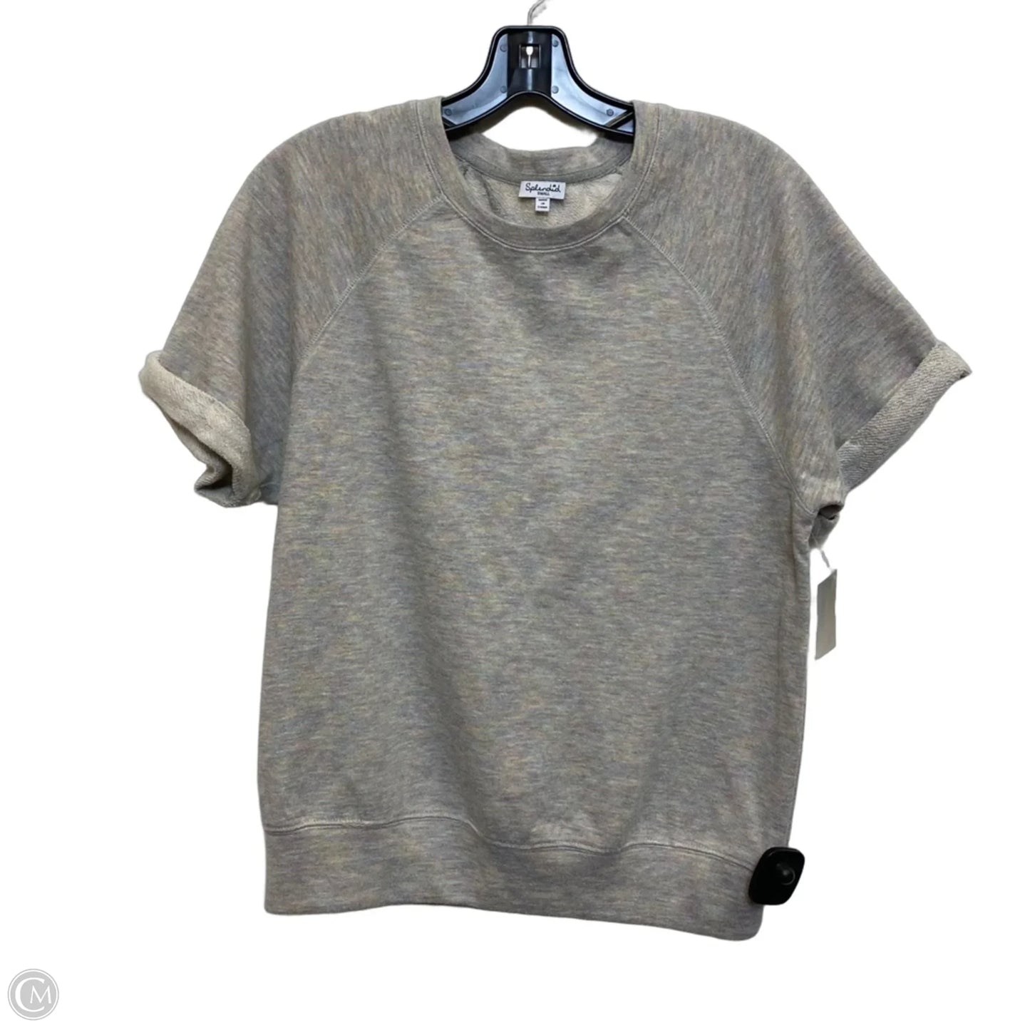Top Short Sleeve By Splendid In Grey, Size: S