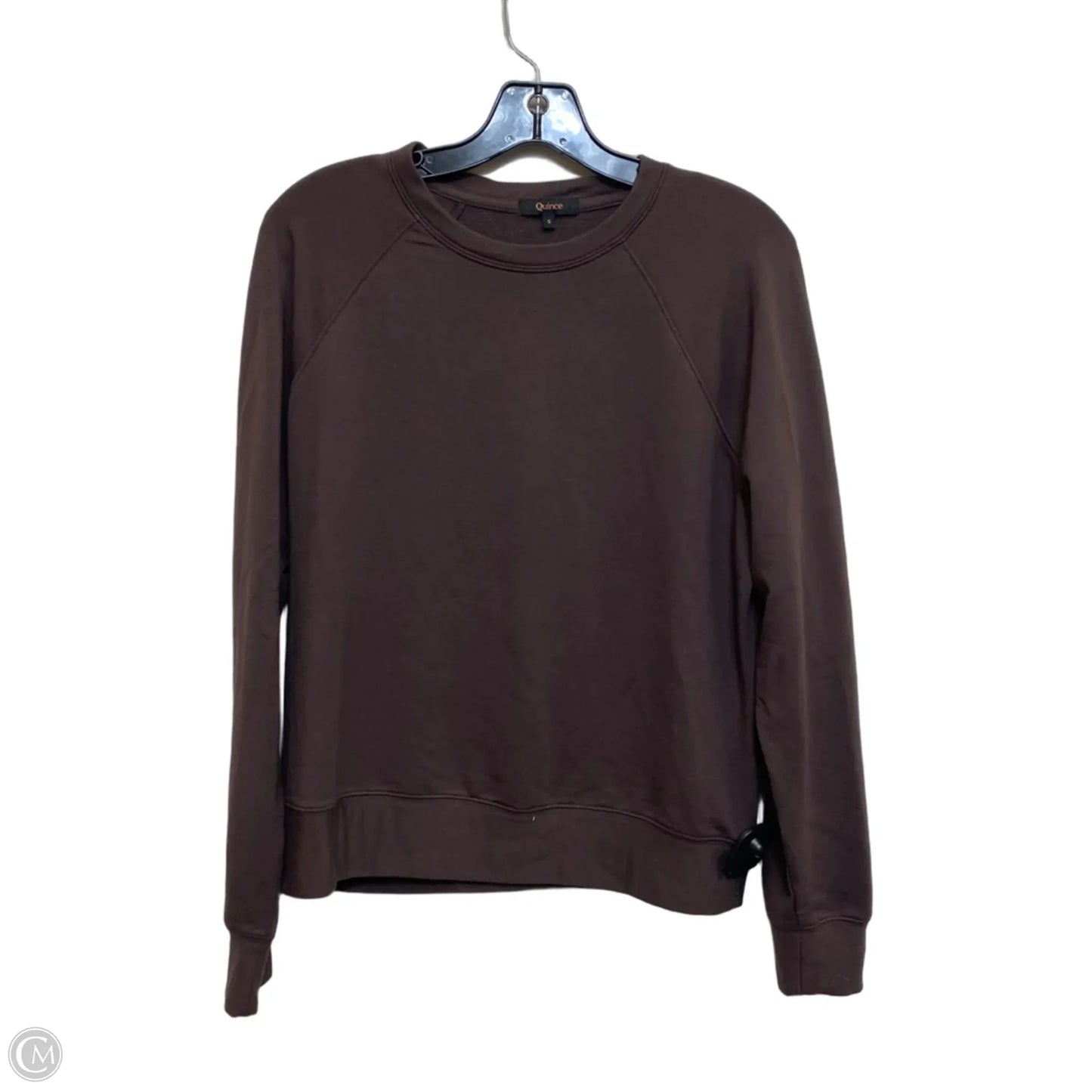Top Long Sleeve By Quince In Brown, Size: S