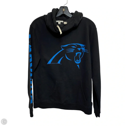 Athletic Sweatshirt Hoodie By Junk Food In Black, Size: M