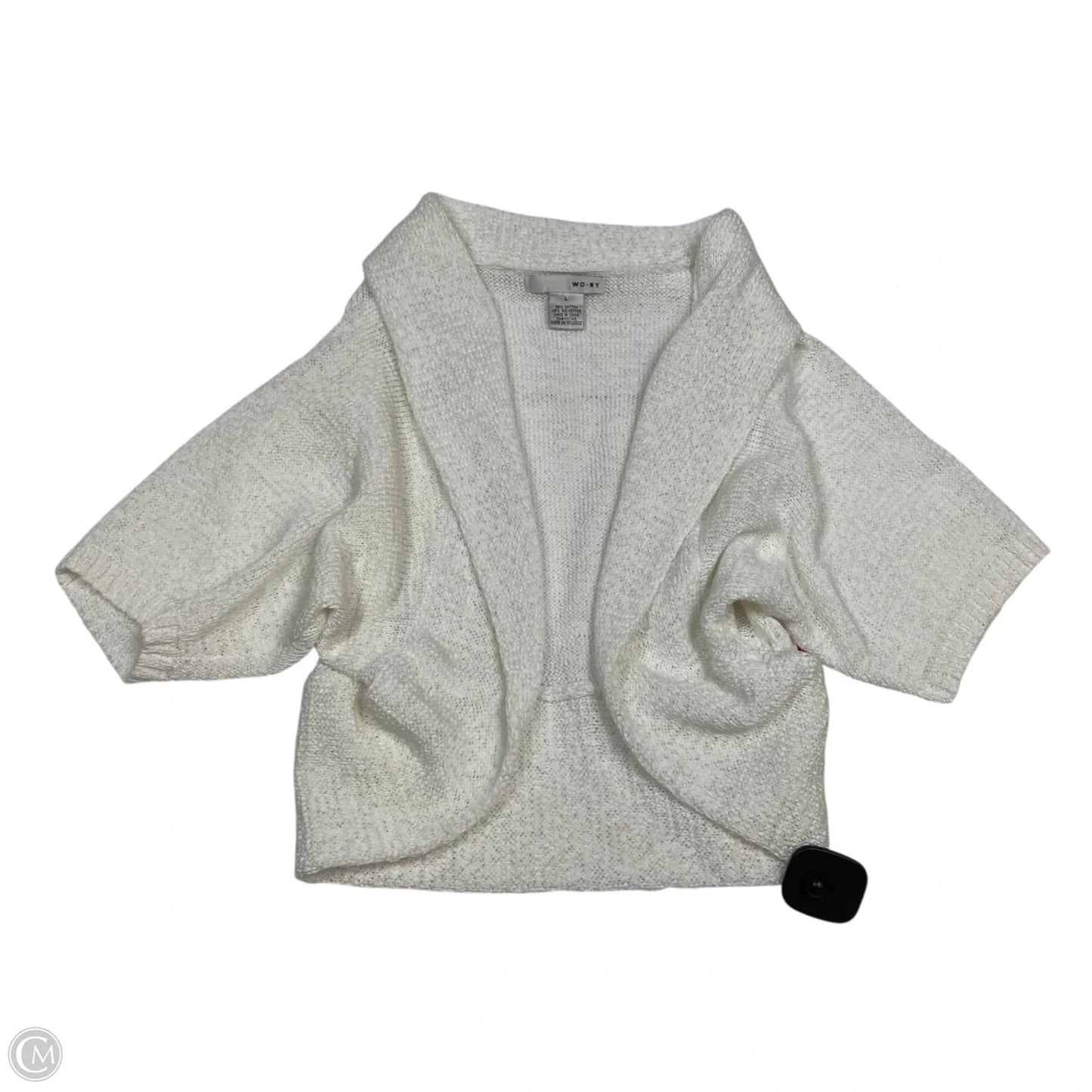 Cardigan By Wdny In White, Size: L