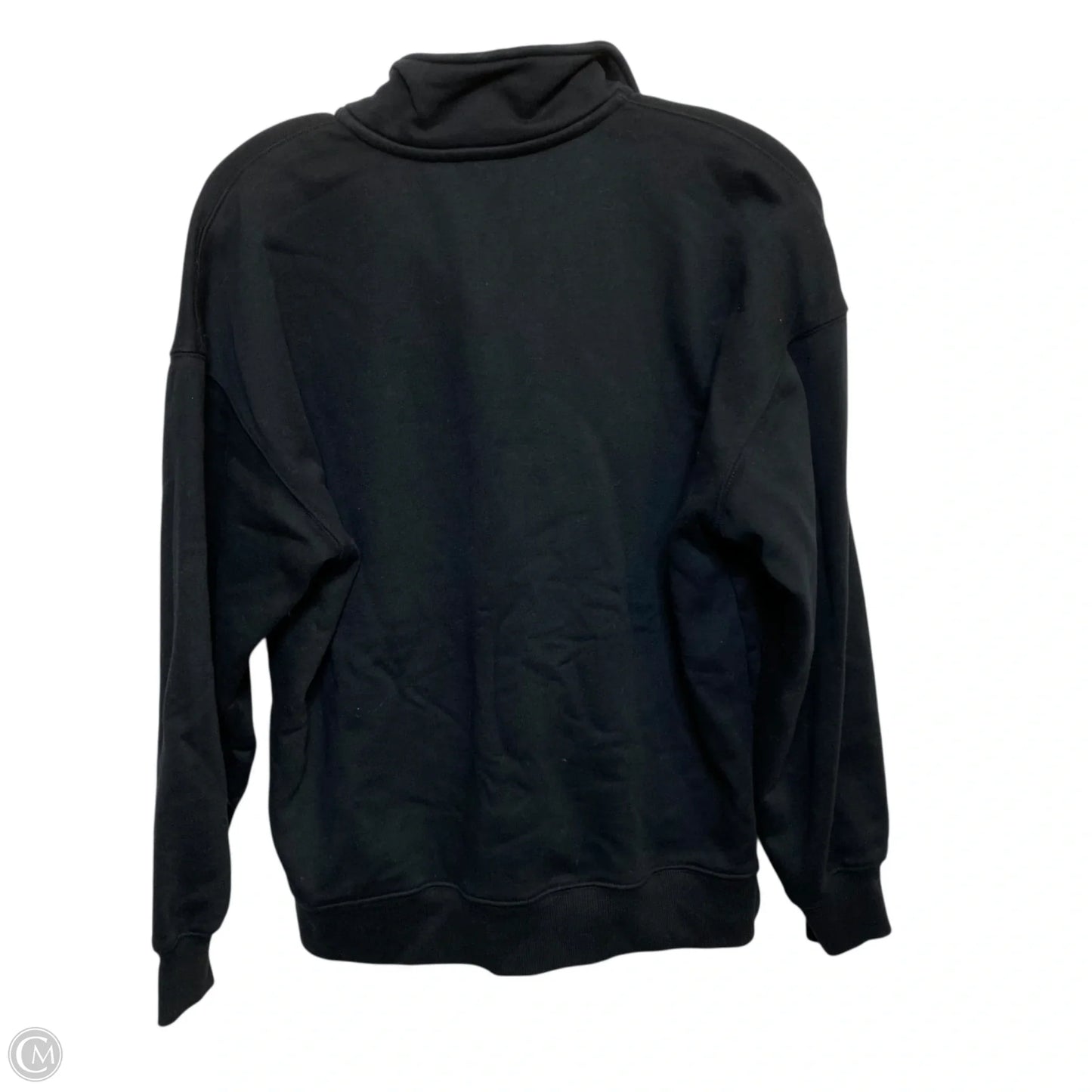 Sweatshirt Crewneck By Forever 21 In Black, Size: S