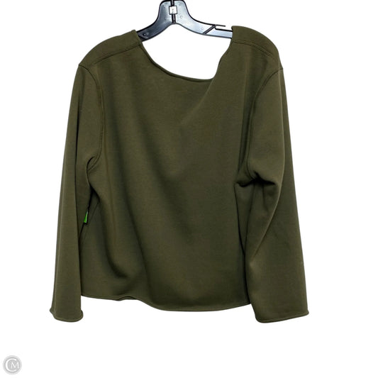 Sweatshirt Crewneck By Eddie Bauer In Green, Size: Xl