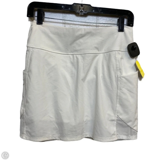 Athletic Skort By Athleta In Cream, Size: S