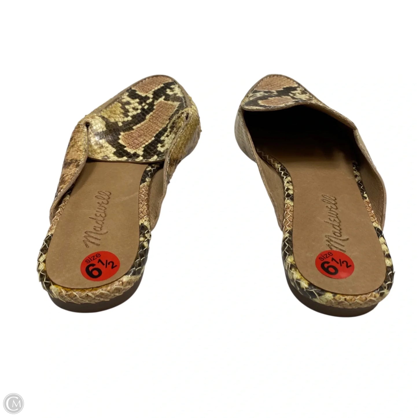 Shoes Flats By Madewell In Snakeskin Print, Size: 6.5