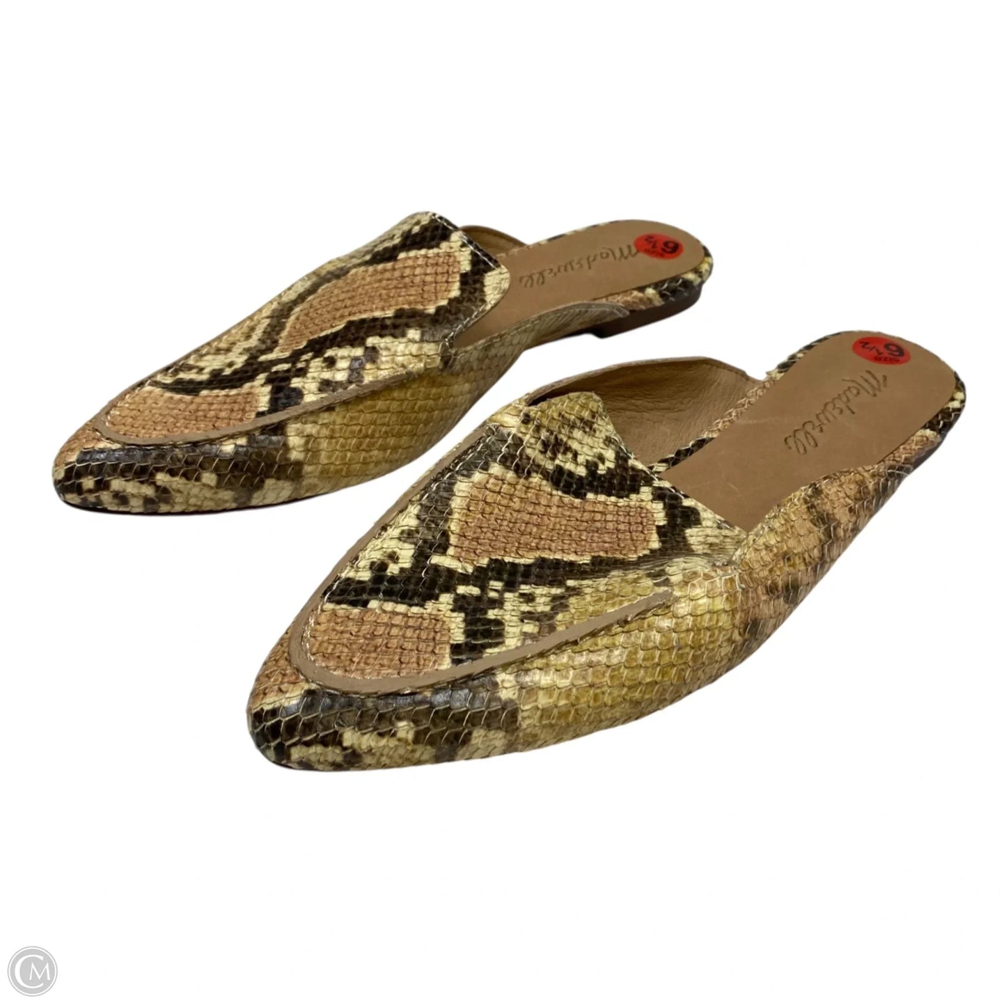 Shoes Flats By Madewell In Snakeskin Print, Size: 6.5
