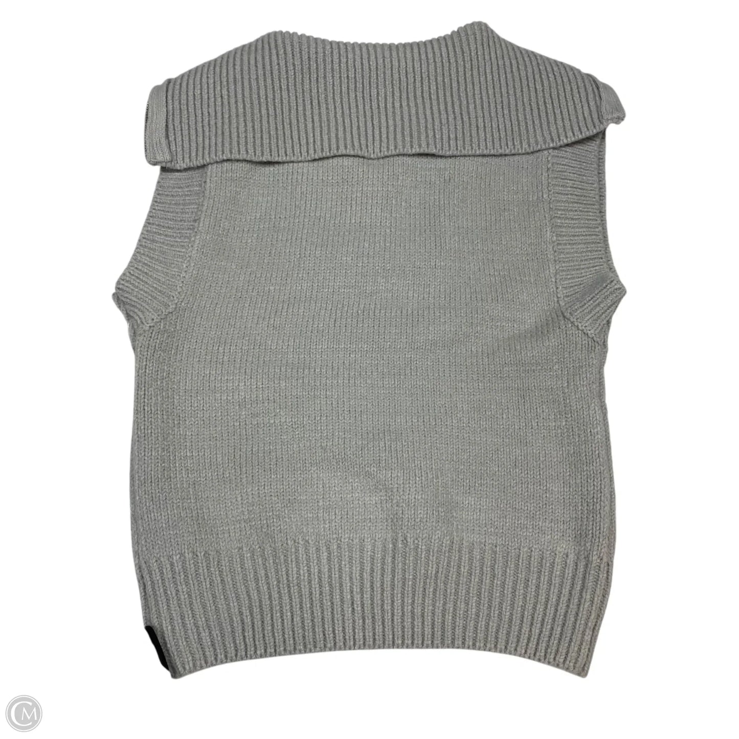 Vest Sweater By English Factory In Grey, Size: Xs