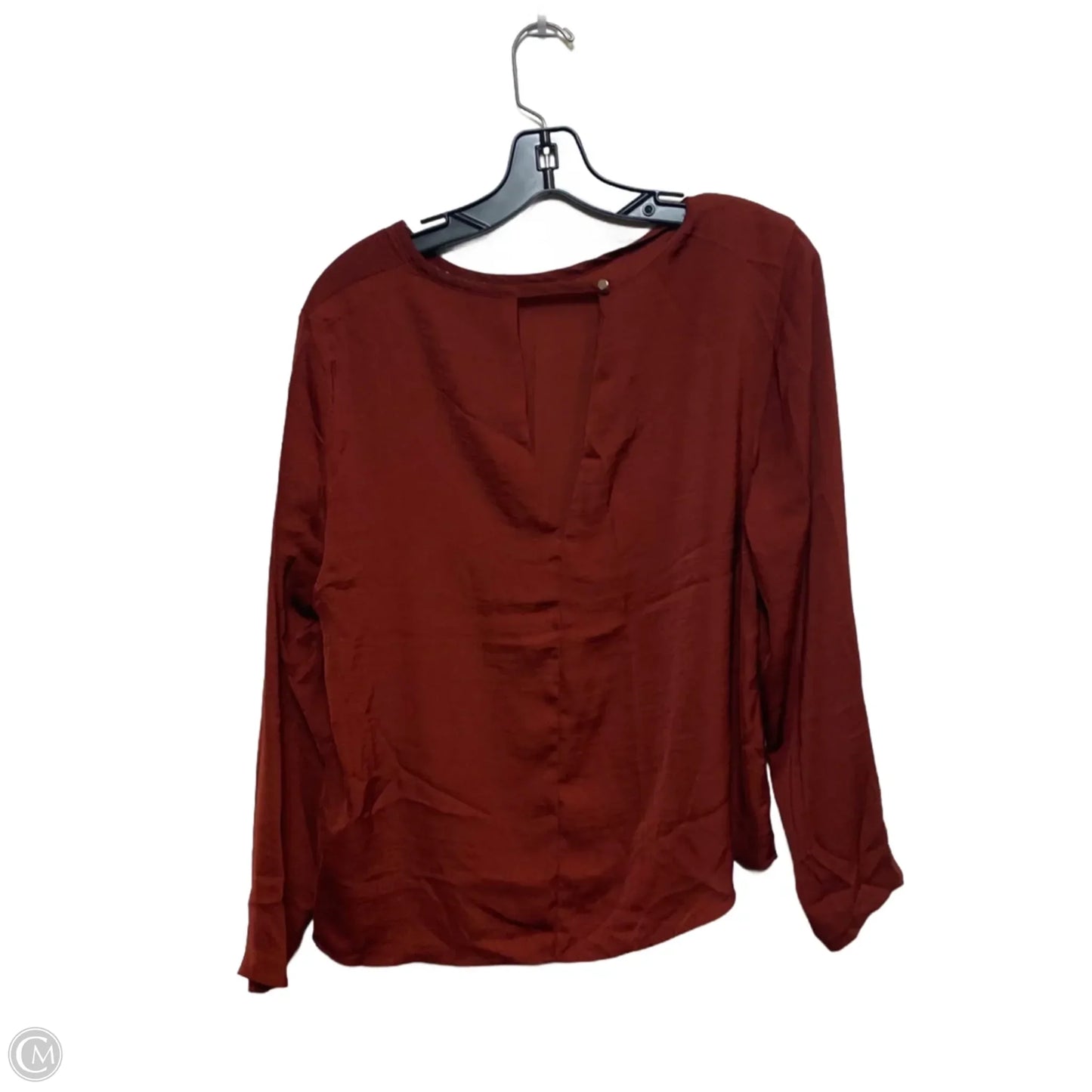 Top Long Sleeve By H&m In Red, Size: L