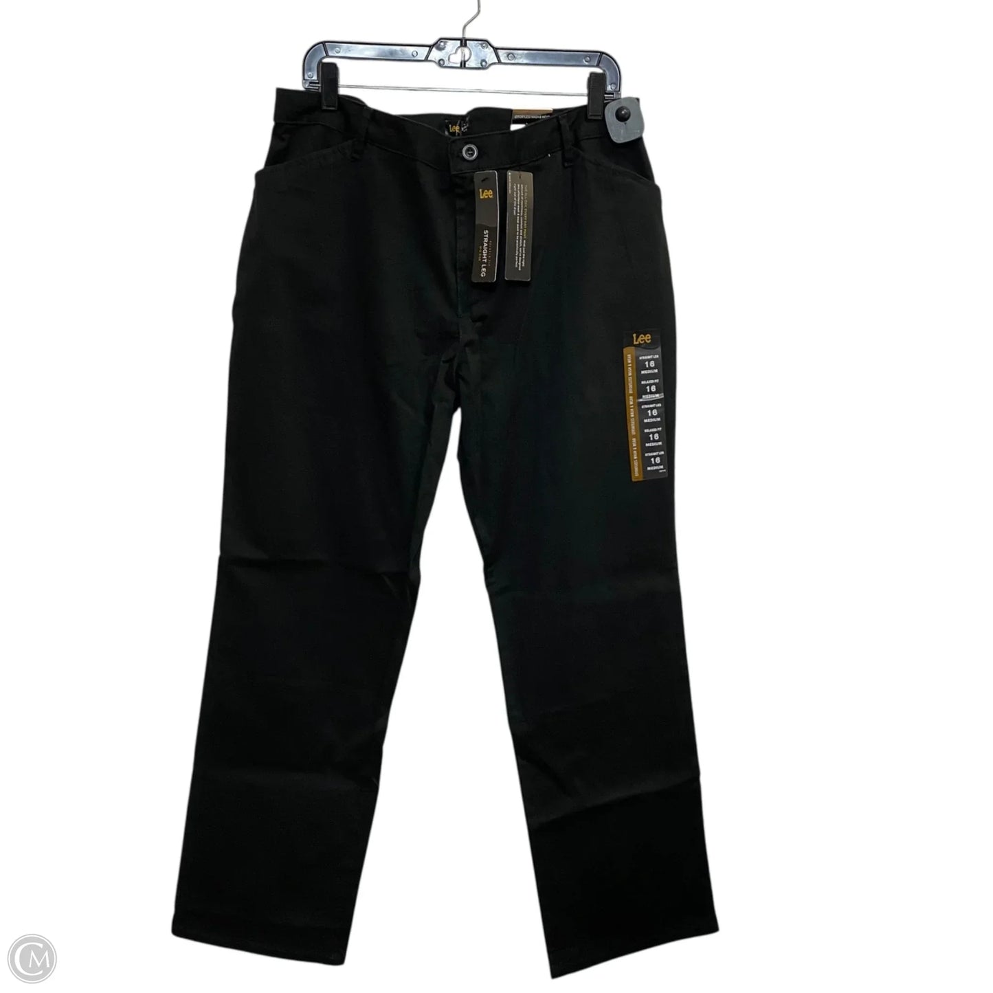 Pants Chinos & Khakis By Lee In Black, Size: 16