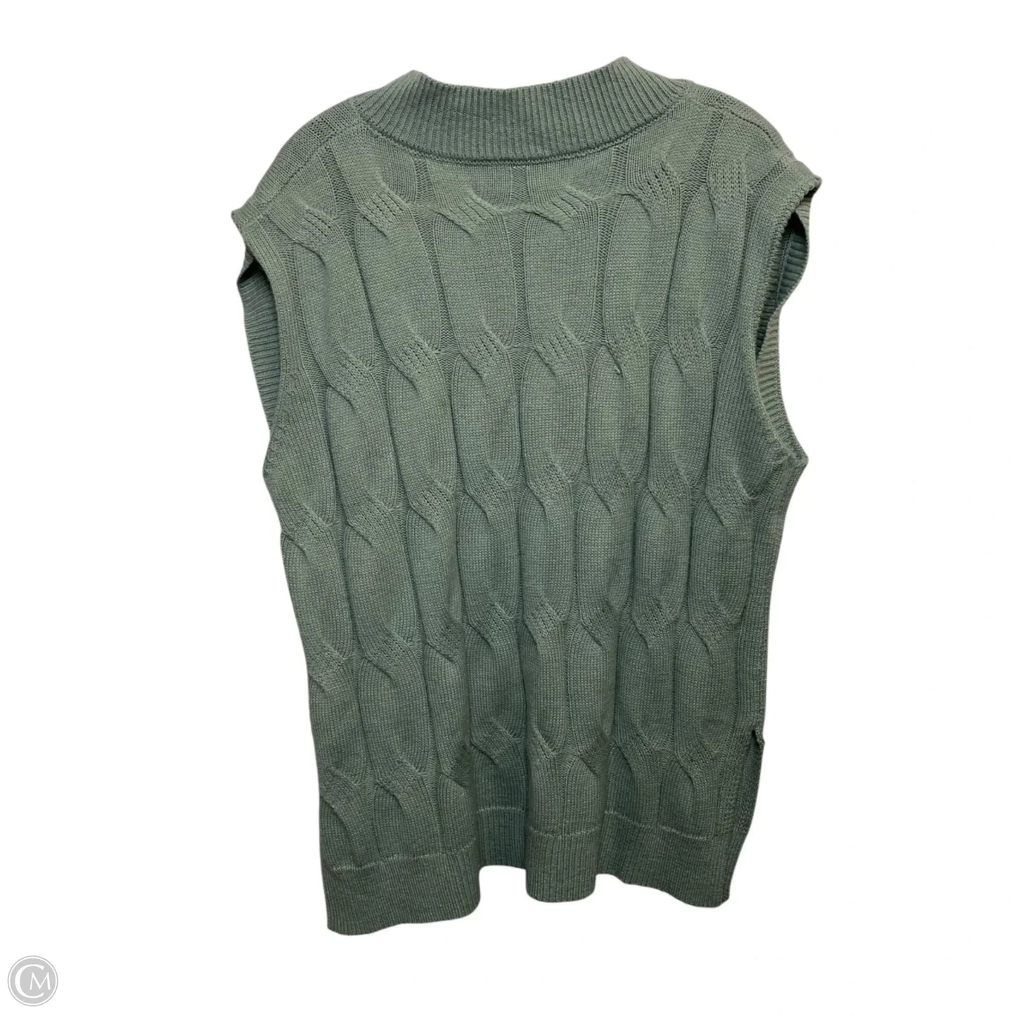 Vest Sweater By Dazy In Green, Size: M