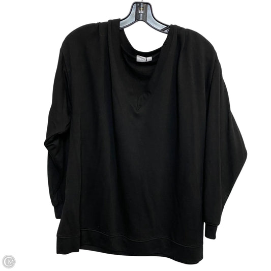 Top Long Sleeve By Gap In Black, Size: L
