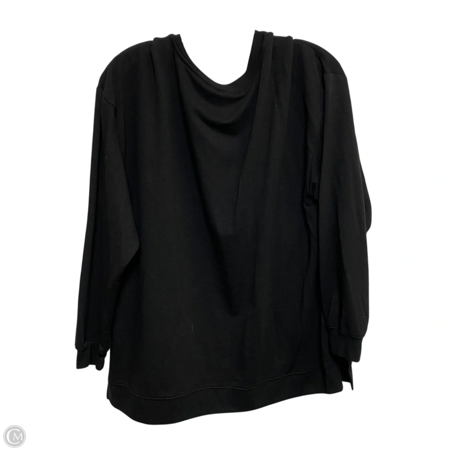 Top Long Sleeve By Gap In Black, Size: L