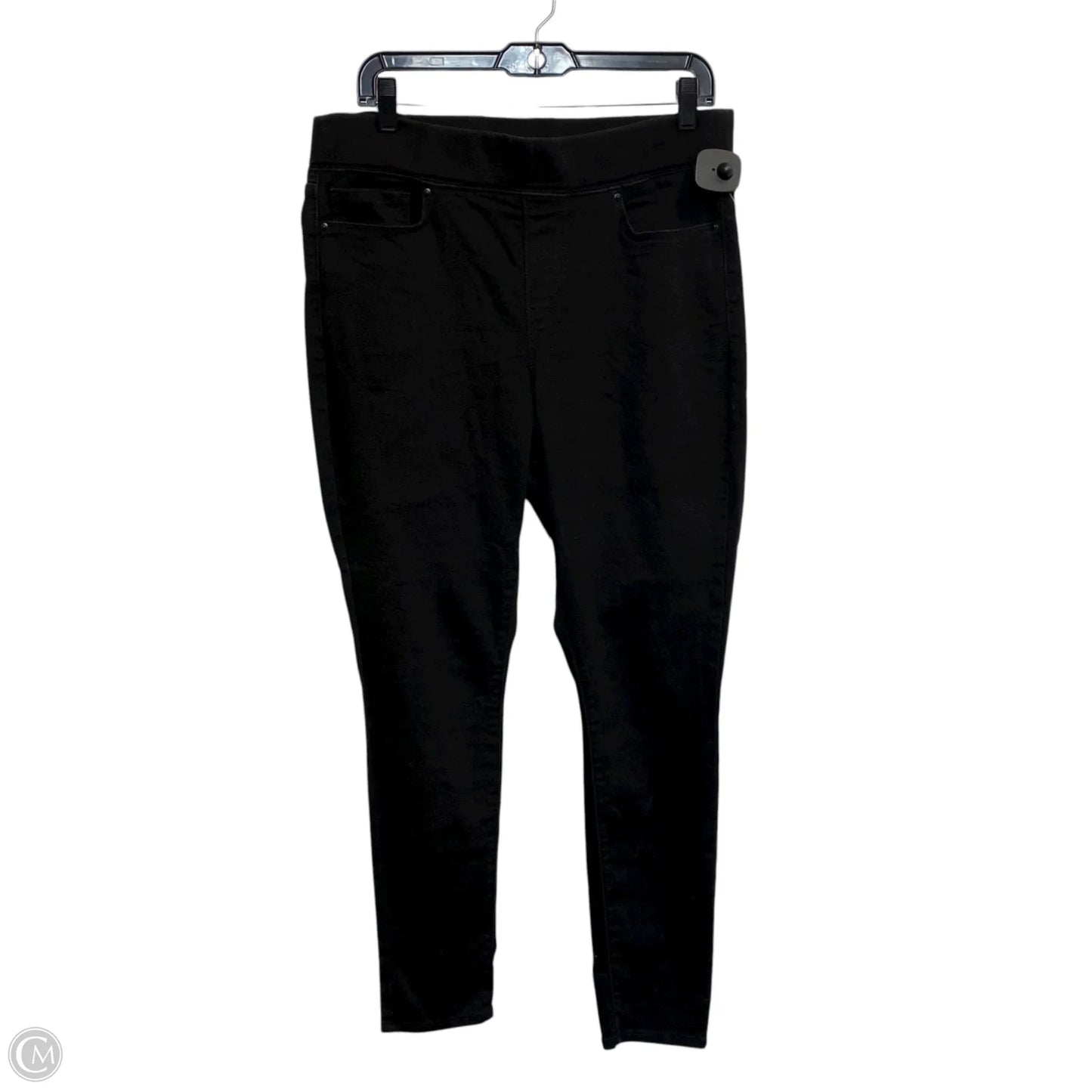Jeans Skinny By Levis In Black Denim, Size: 12