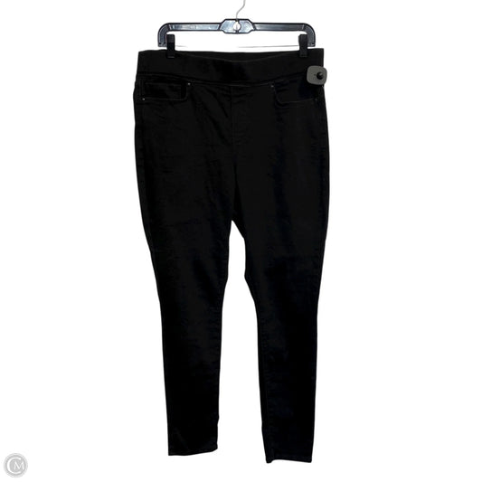 Jeans Skinny By Levis In Black Denim, Size: 12