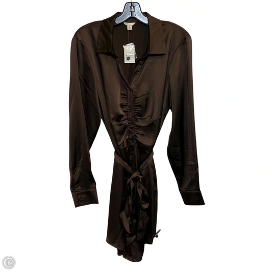 Dress Casual Short By Cato In Brown, Size: Xl