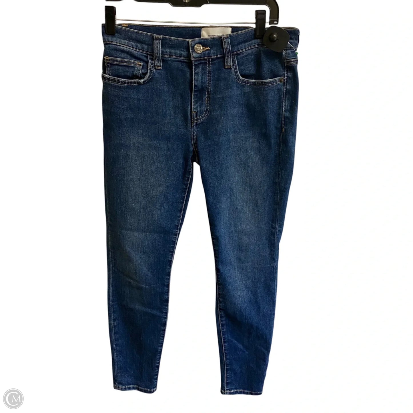 Jeans Skinny By Current/elliott In Blue Denim, Size: 4