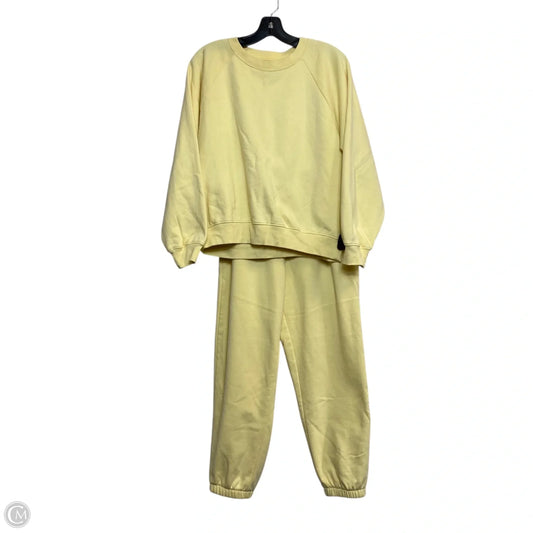 Lounge Set Pants By Gap In Yellow, Size: Mp