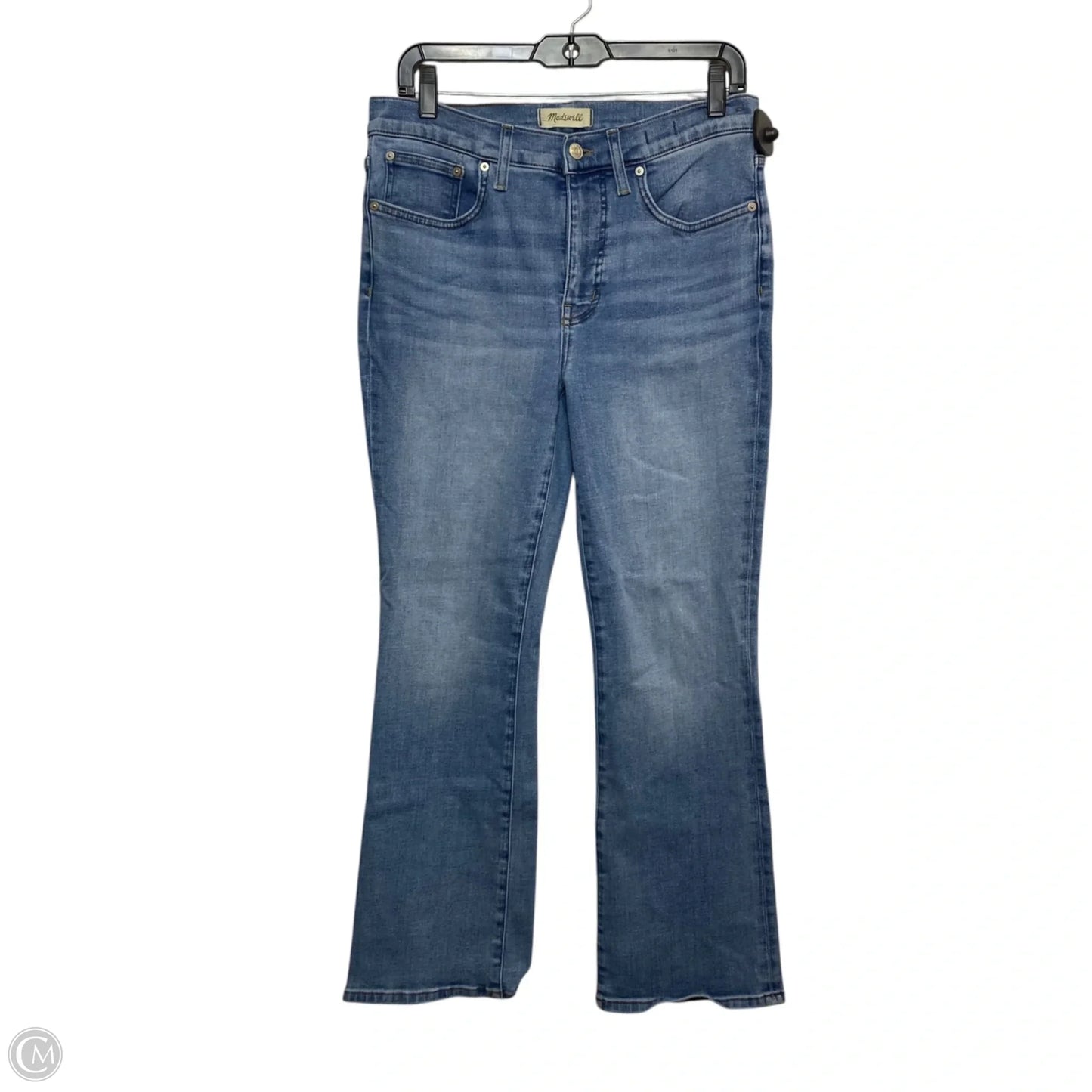 Jeans Straight By Madewell In Blue Denim, Size: 8