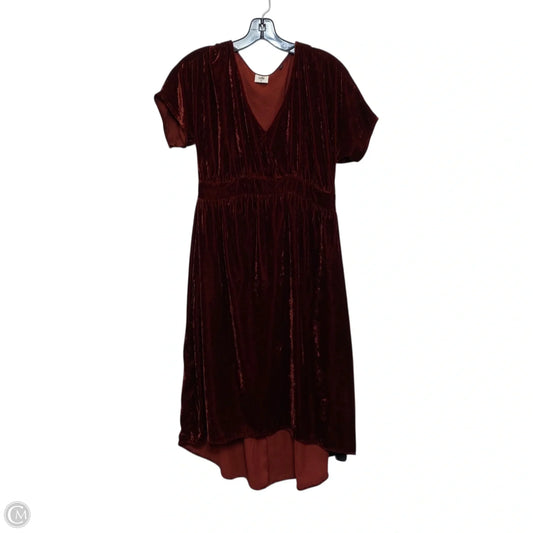 Dress Casual Midi By Cabi In Red, Size: M