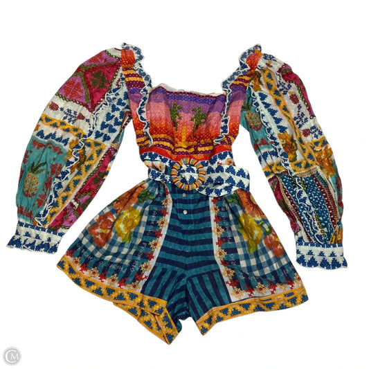 Romper Designer By Farm Rio In Multi-colored, Size: M