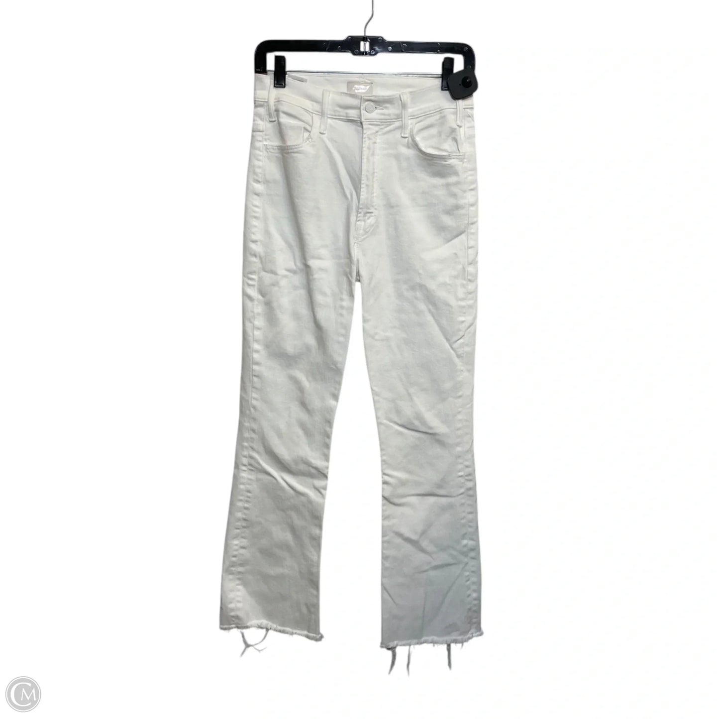 Jeans Designer By Mother In White Denim, Size: 6