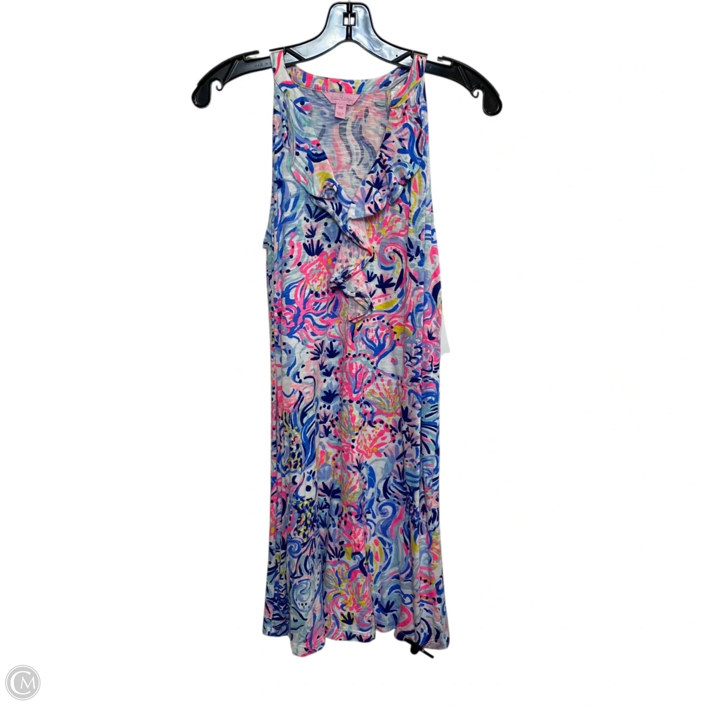 Dress Designer By Lilly Pulitzer In Blue & Pink, Size: Xxs