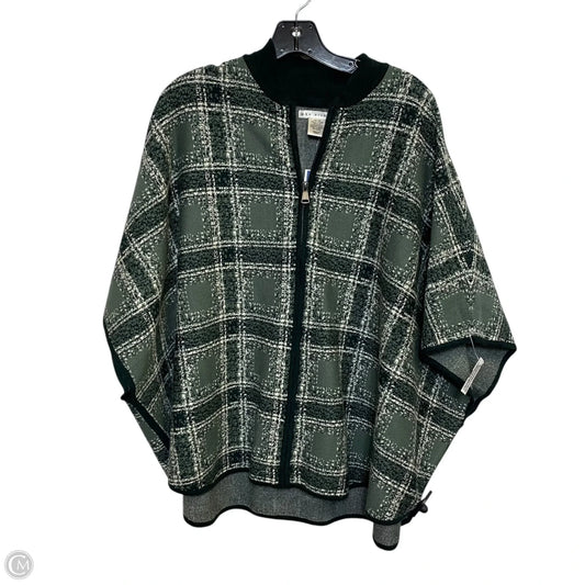 Poncho By Max Studio In Green, Size: Osfm