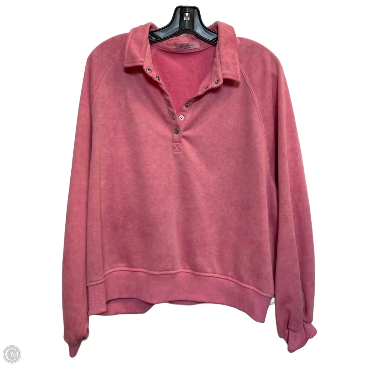 Sweatshirt Collar By Daisy Bug & Co. In Pink, Size: 3x