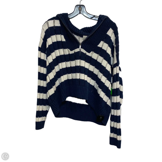 Sweater By A New Day In Blue & Cream, Size: L