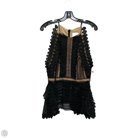 Top Sleeveless By Acler In Black, Size: M