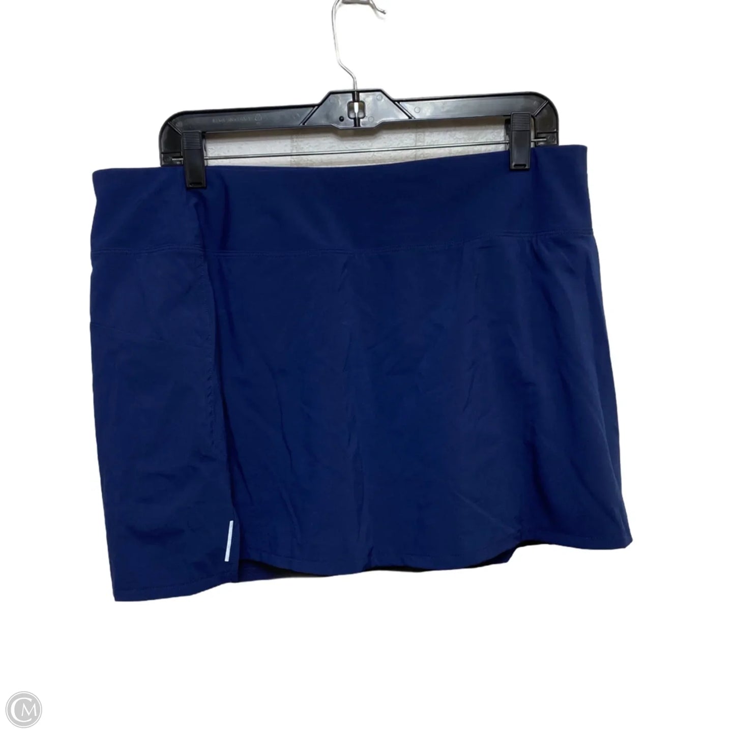 Athletic Skort By Asics In Blue, Size: Xl