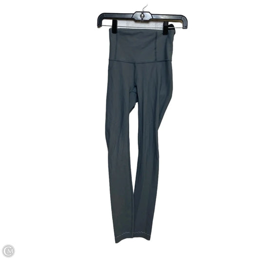 Athletic Leggings By Lululemon In Grey, Size: Xs