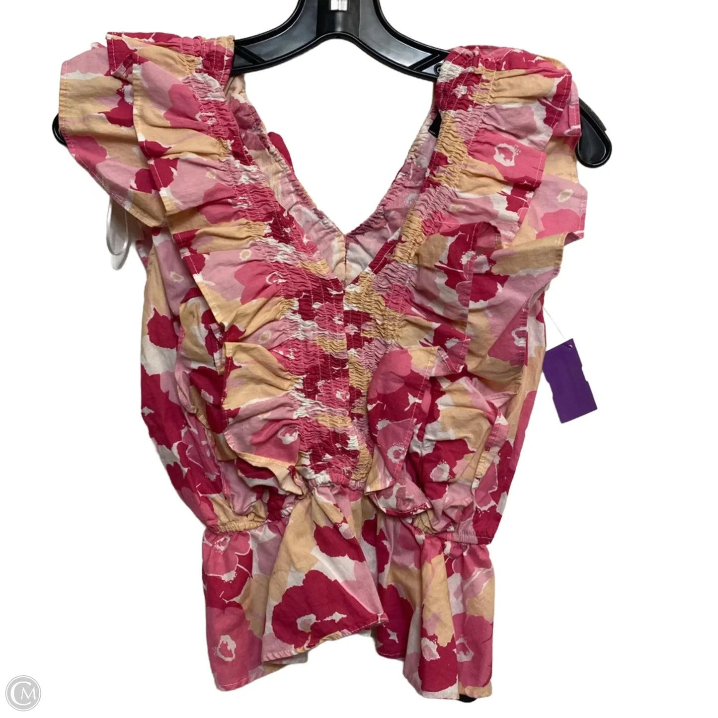 Top Sleeveless By Anna Grace In Pink, Size: M