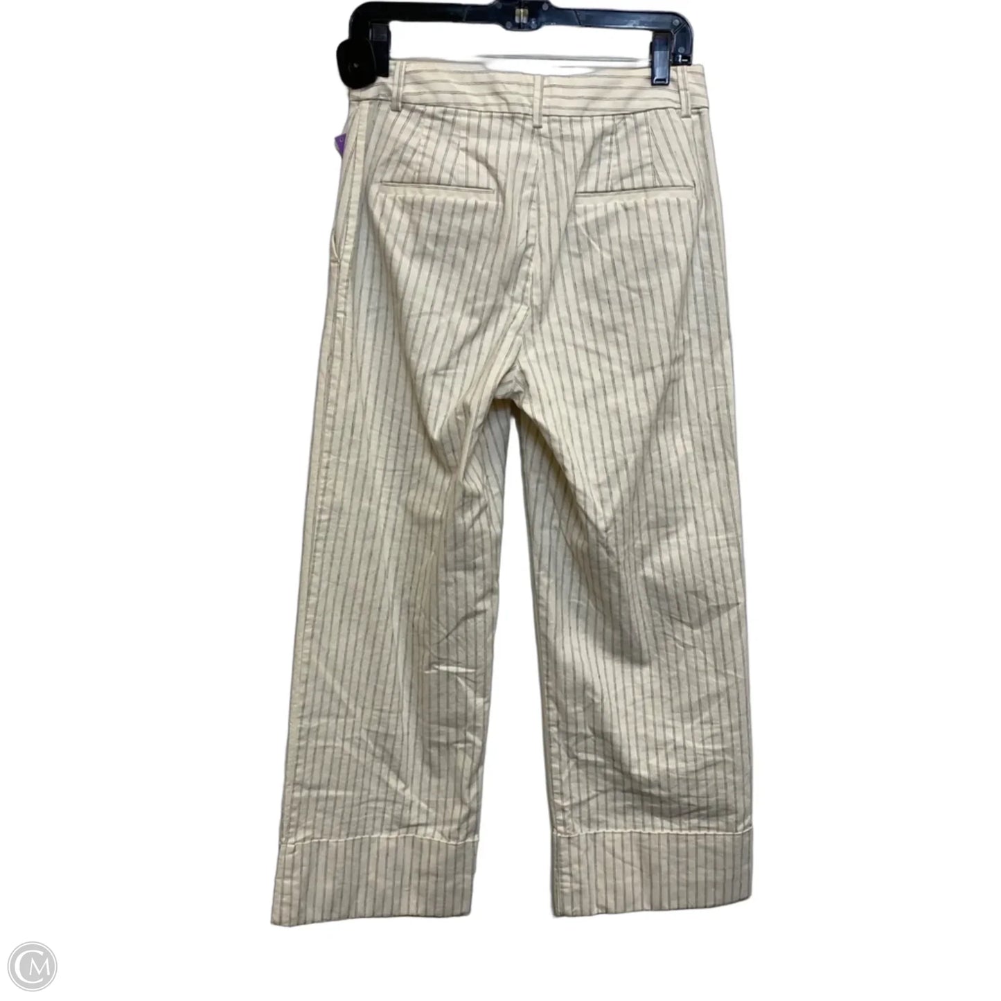 Pants Cropped By Loft In Cream, Size: 2