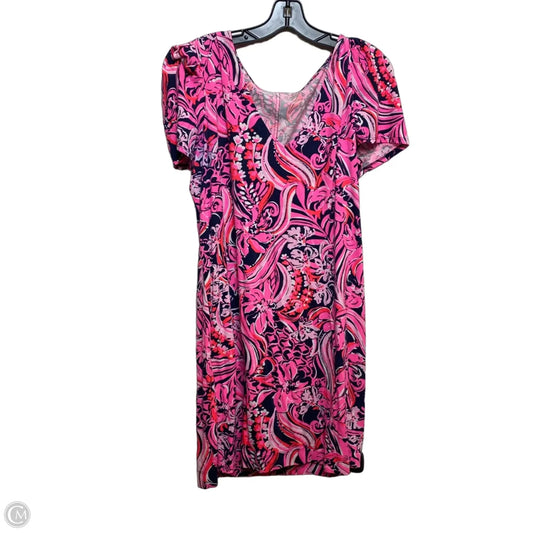 Dress Designer By Lilly Pulitzer In Blue & Pink, Size: Xl
