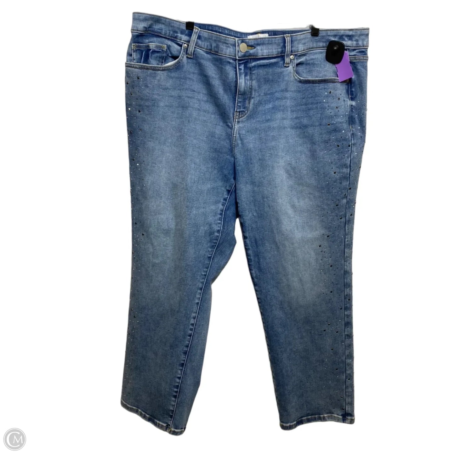 Jeans Skinny By Lane Bryant In Blue Denim, Size: 22