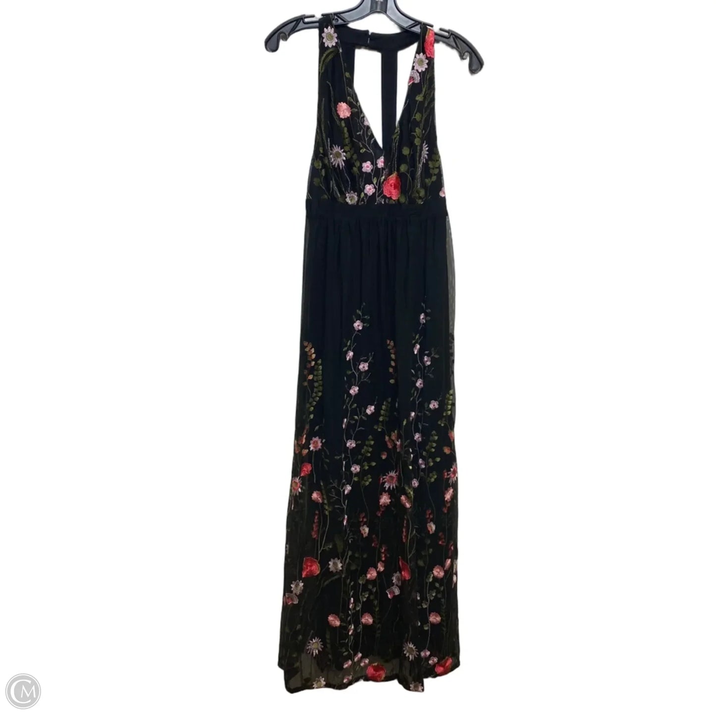 Dress Casual Maxi By International Concepts In Black & Pink, Size: S
