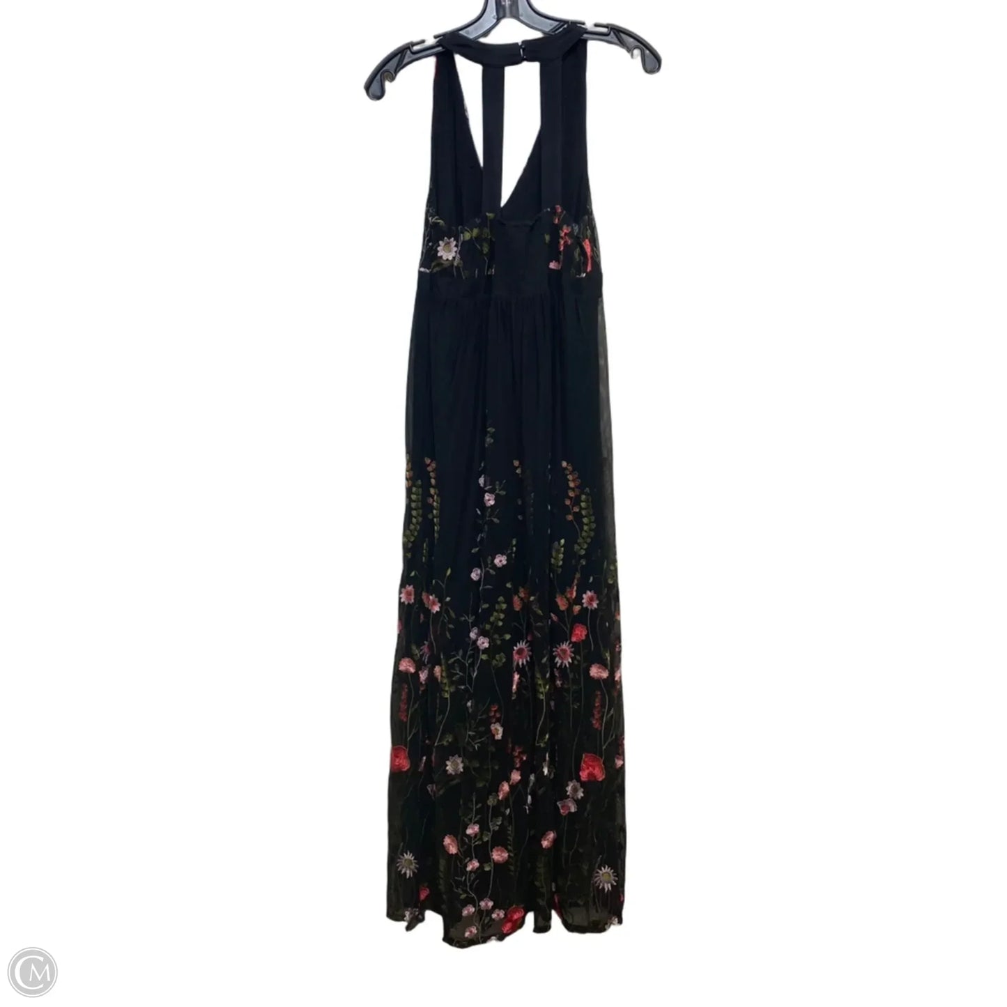 Dress Casual Maxi By International Concepts In Black & Pink, Size: S