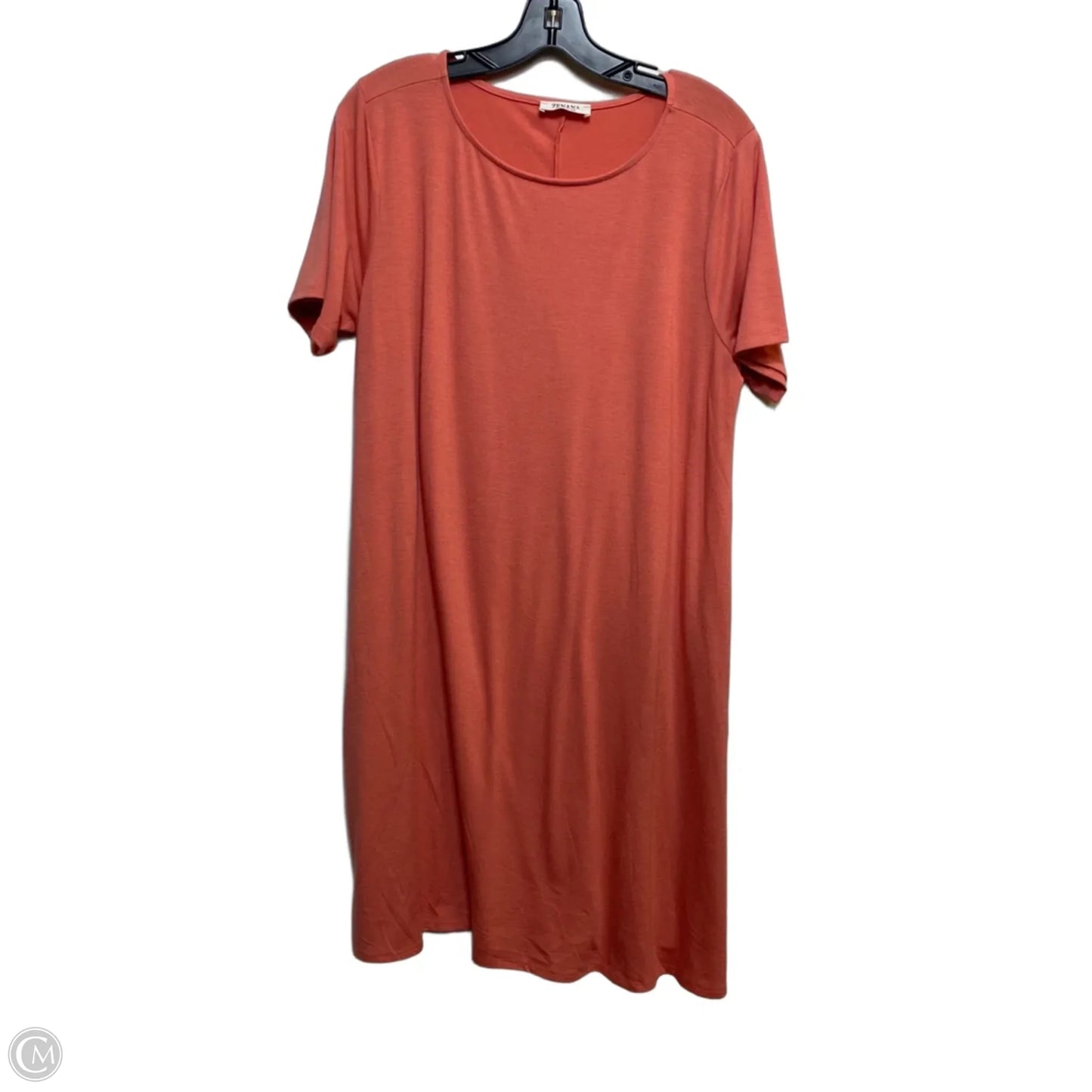 Dress Casual Short By Zenana In Orange, Size: 2x