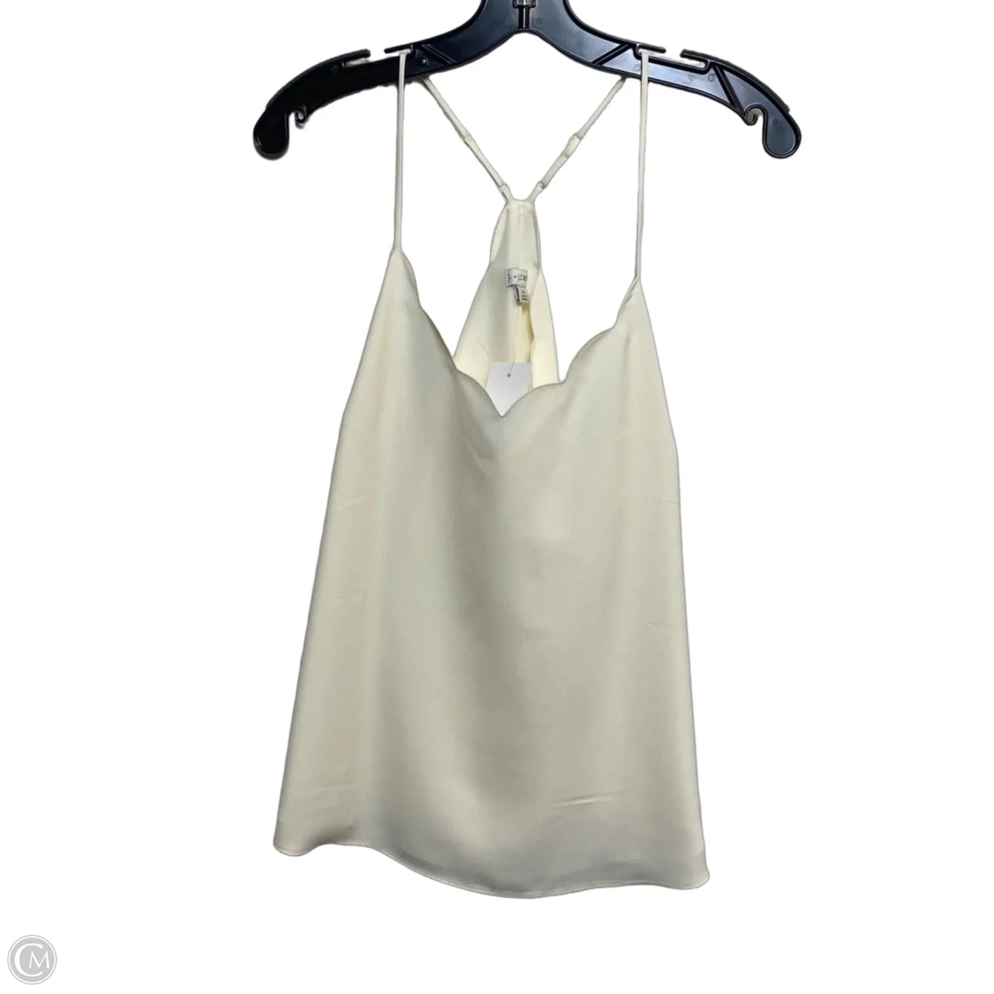 Top Sleeveless By J. Crew In Cream, Size: M