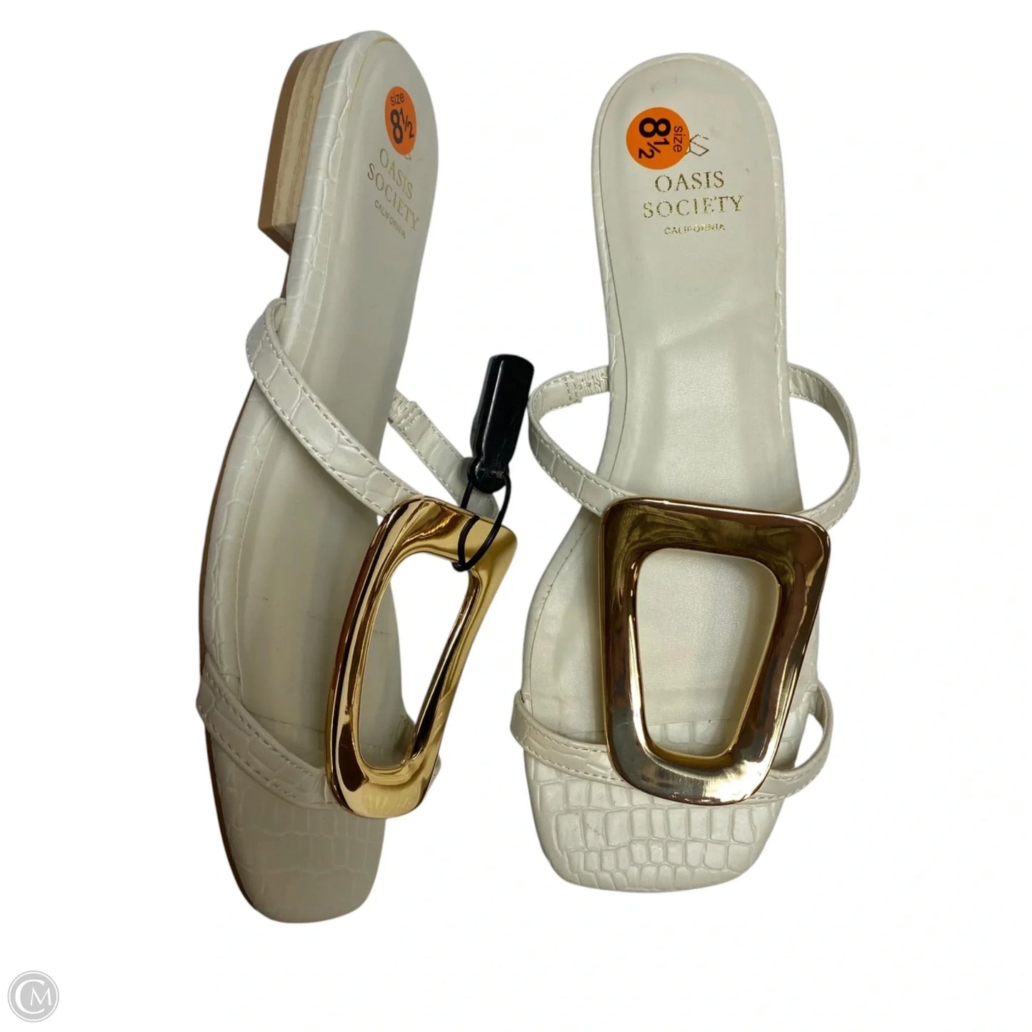 Sandals Flats By Oasis Society In Cream, Size: 8.5