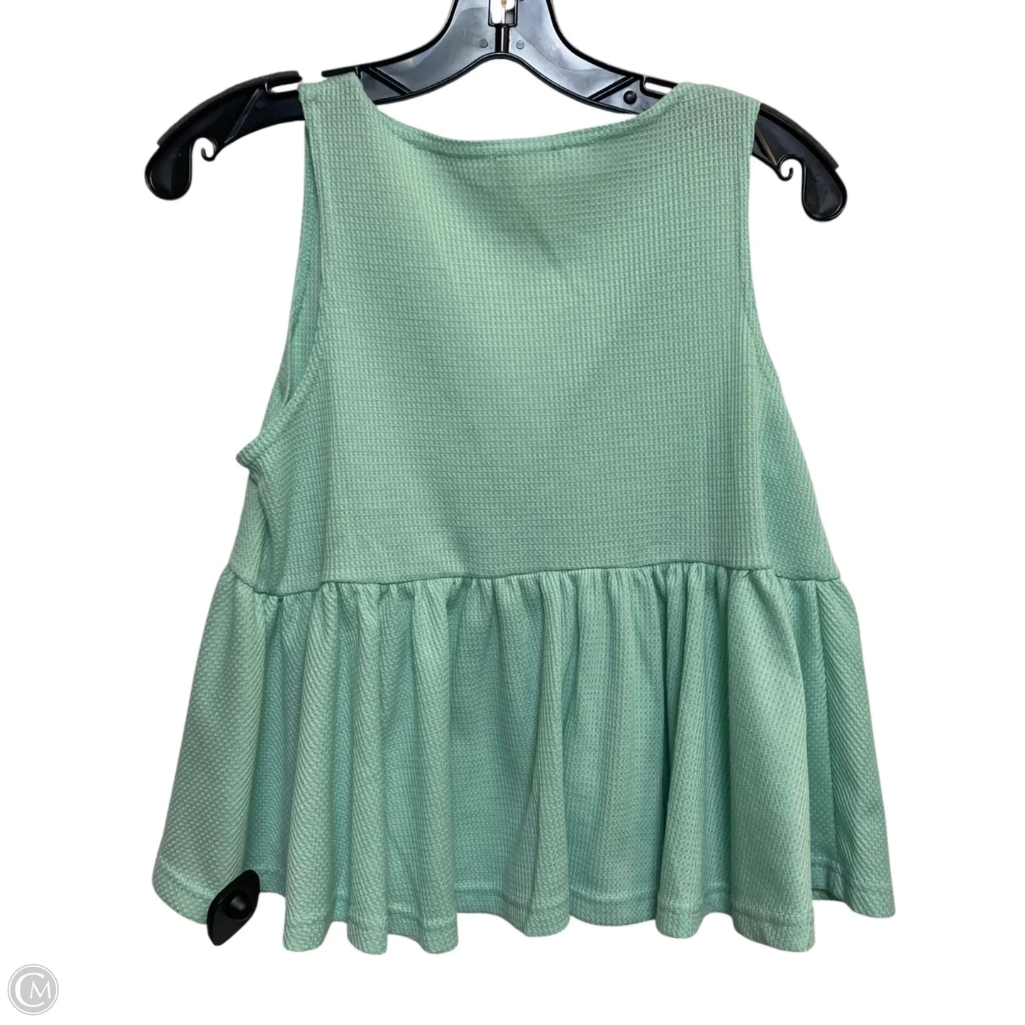 Top Sleeveless By Vestique In Green, Size: M