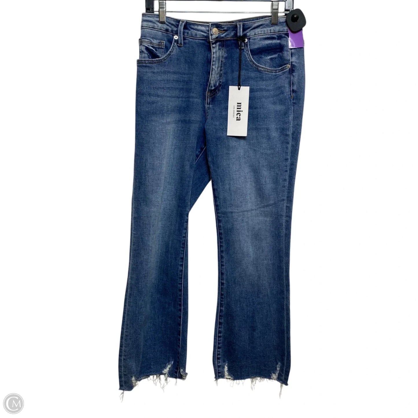Jeans Straight By Mica In Blue Denim, Size: 6