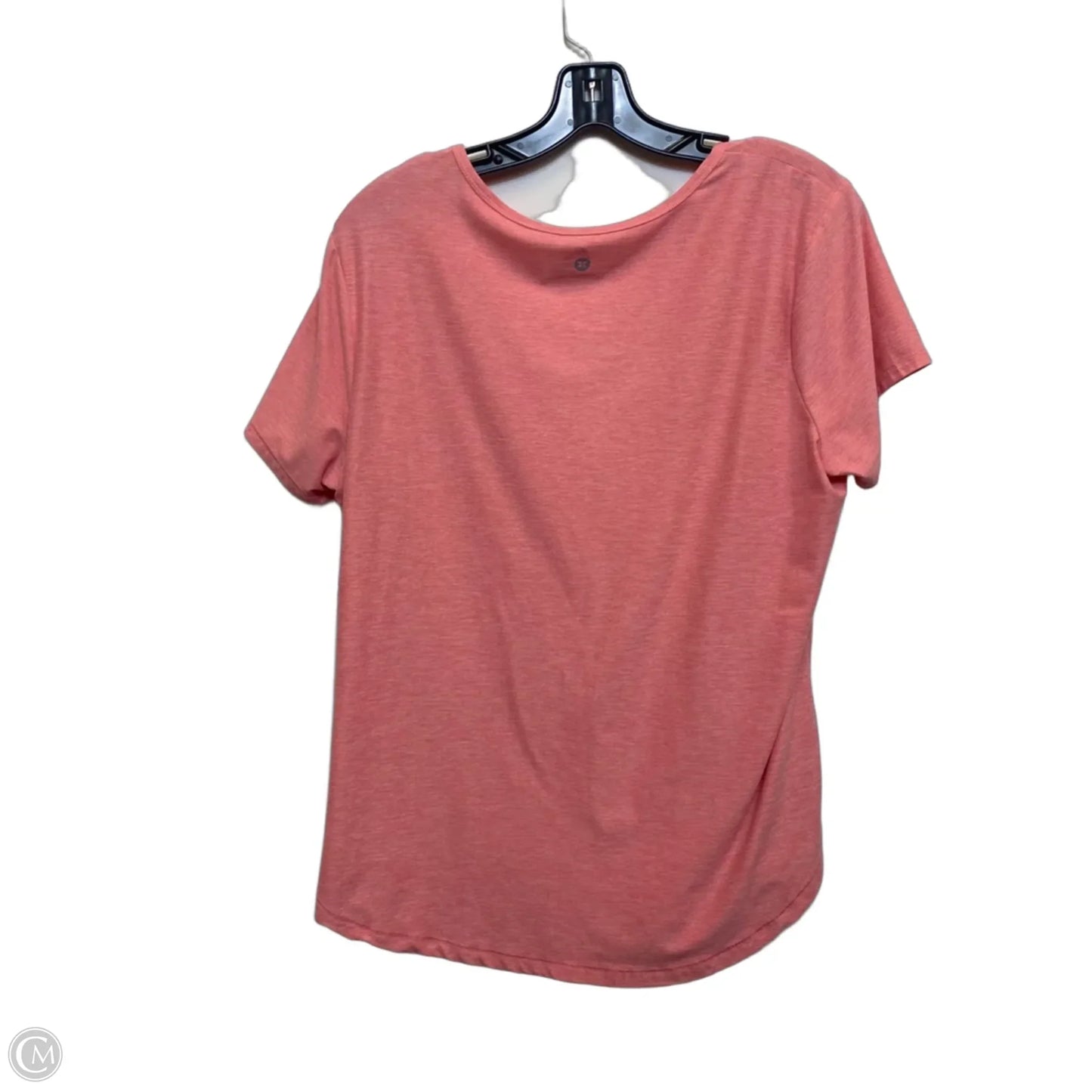 Athletic Top Short Sleeve By Rbx In Pink, Size: L