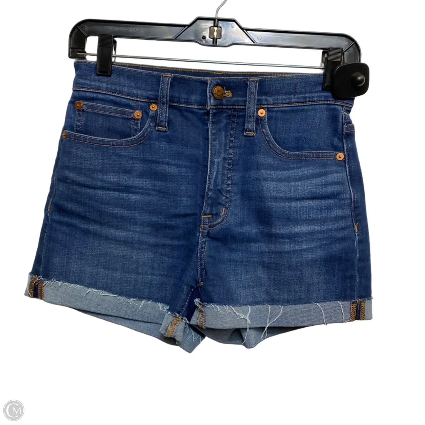 Shorts By Madewell In Blue Denim, Size: 0